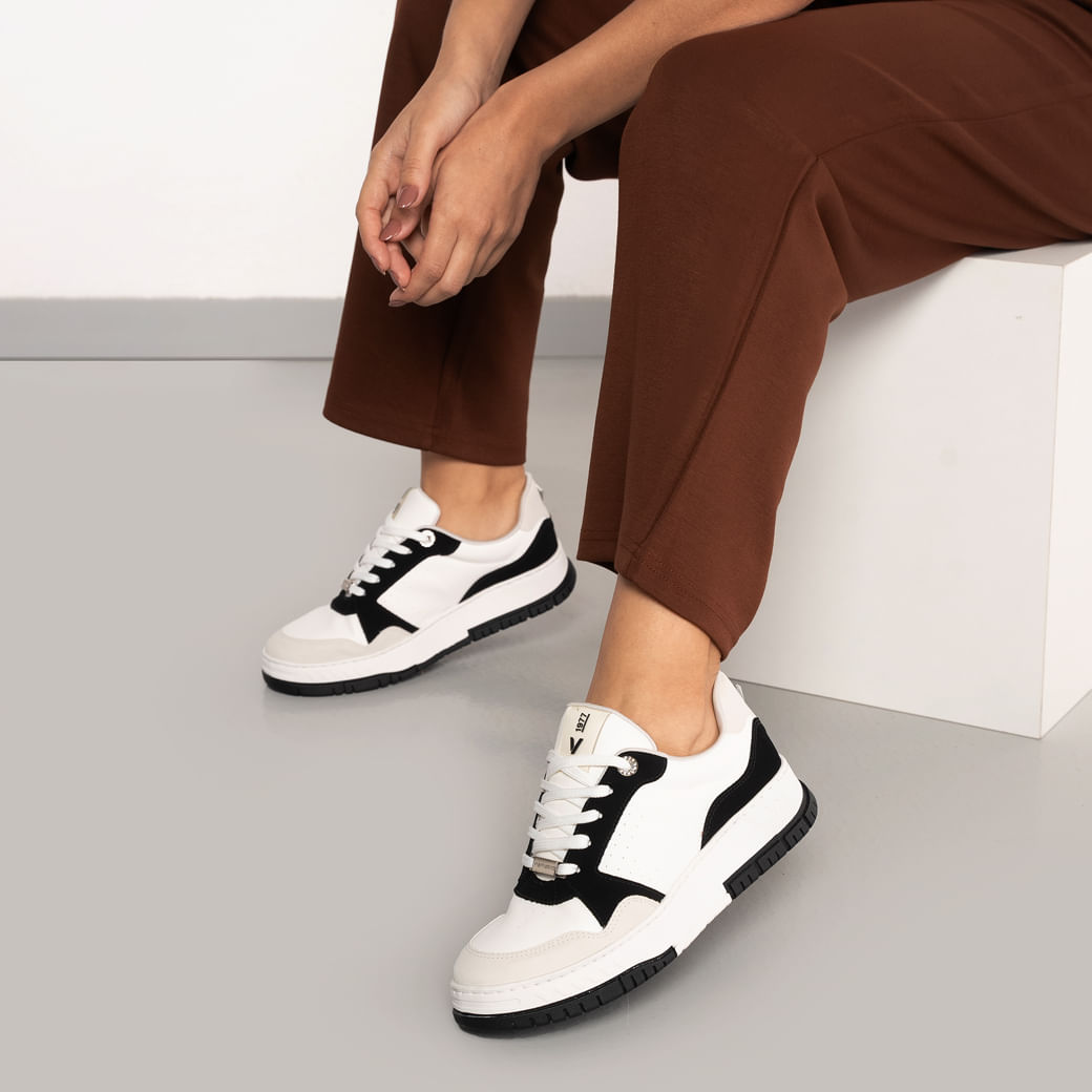 Tenis Esportivo Tenis Branco Via Mia Tênis Via Marte Casual