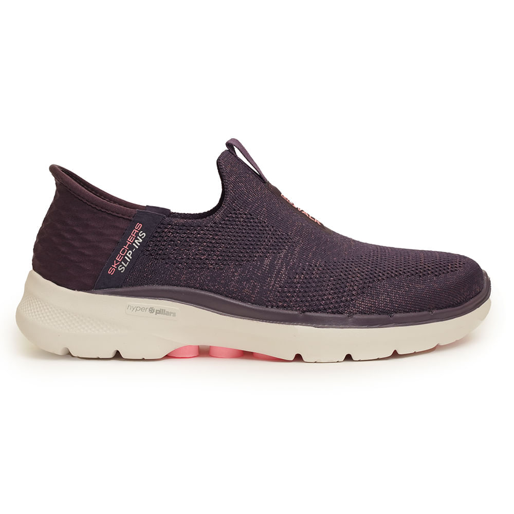 Tenis-Roxo-Slip-On-Skechers-Go-Walk-Feminino