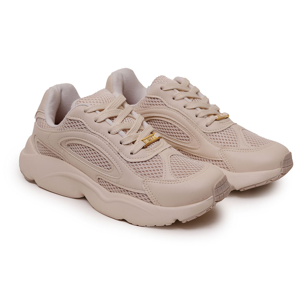 Tênis Casual Off White Vizzano Feminino Conforto e Estilo Paquetá