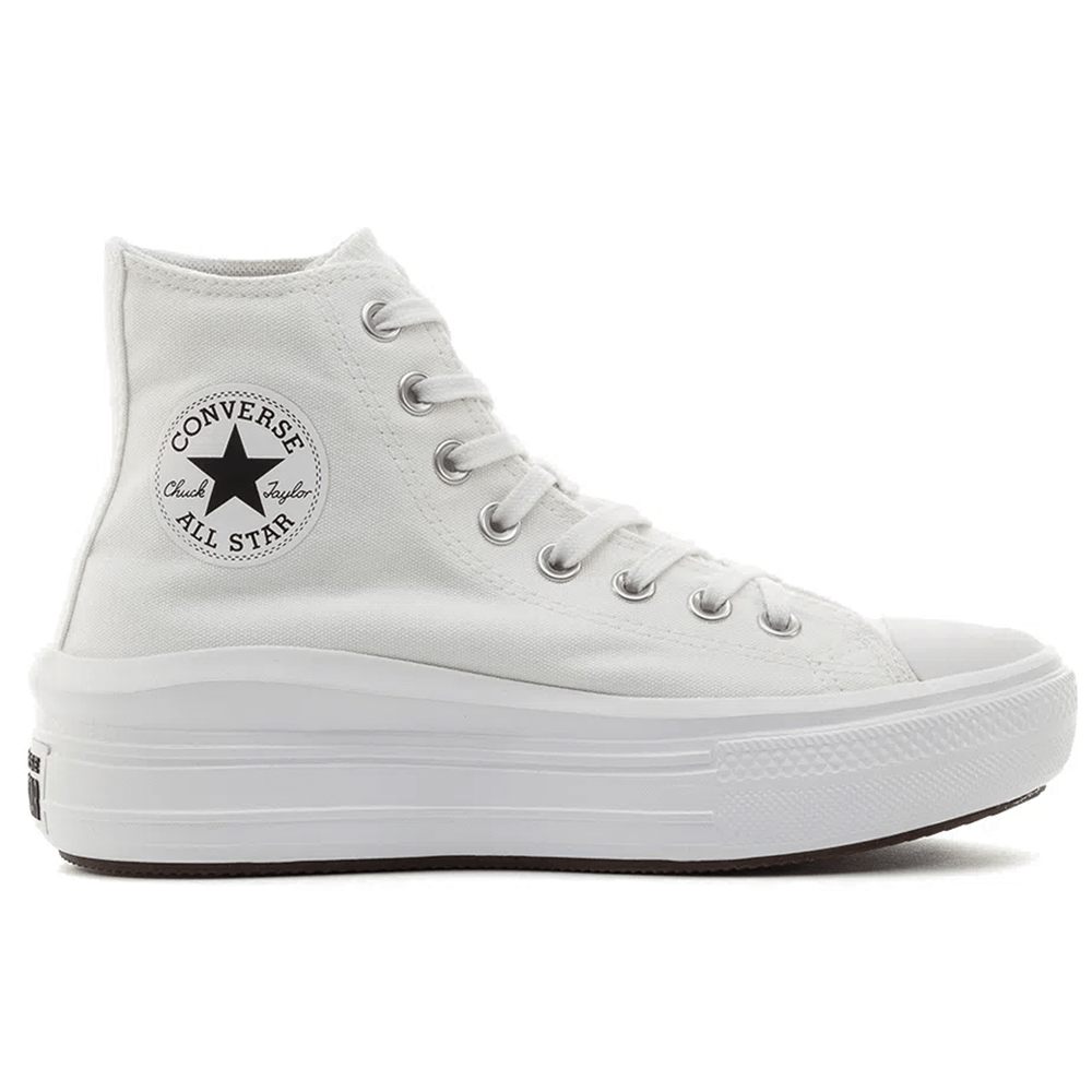 Branco Plataforma Tenis Chuck Taylor Branco Tênis Converse Chuck