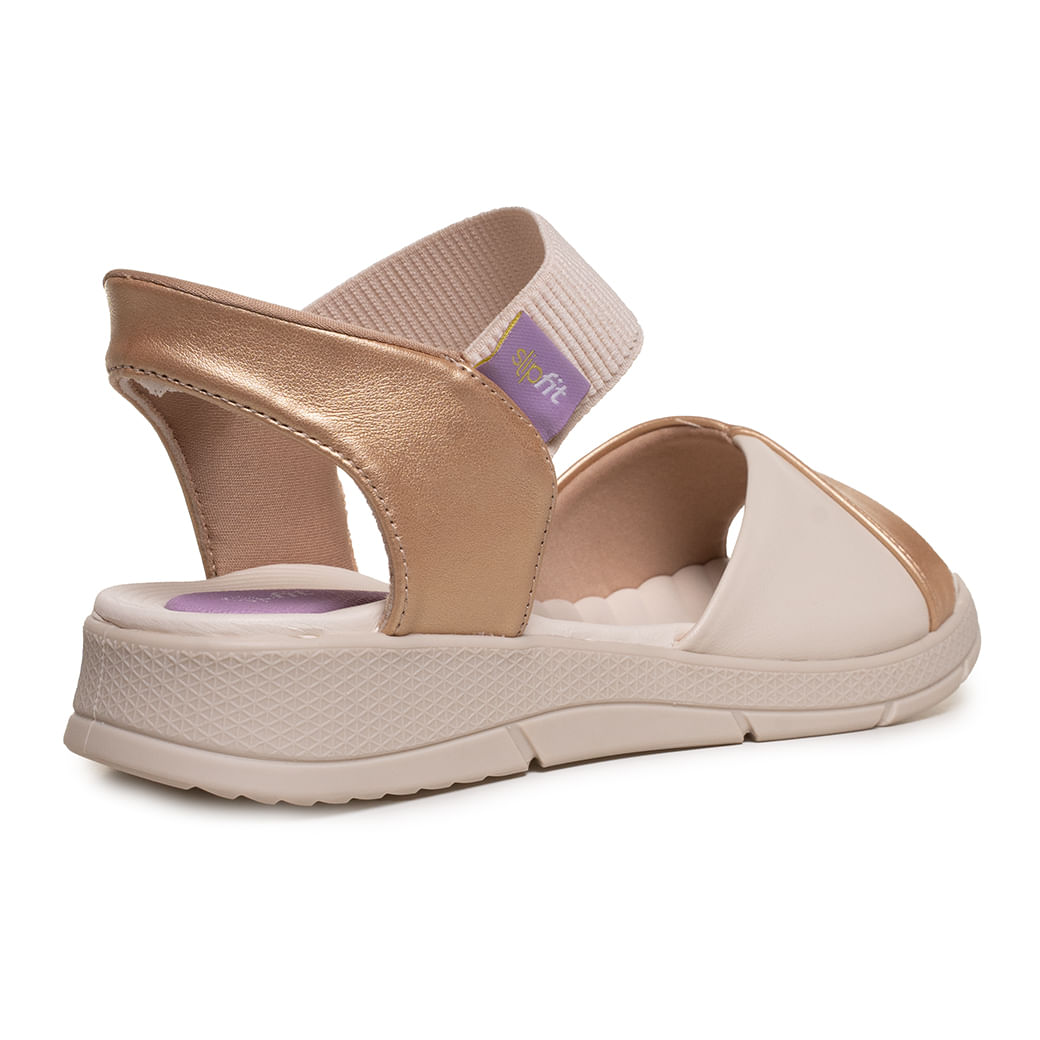 Piccadilly-Sandalia-535042-3-OuroOff-WhiteOff-White-Napa-Stretch-SoftElastico-Canelado--3-