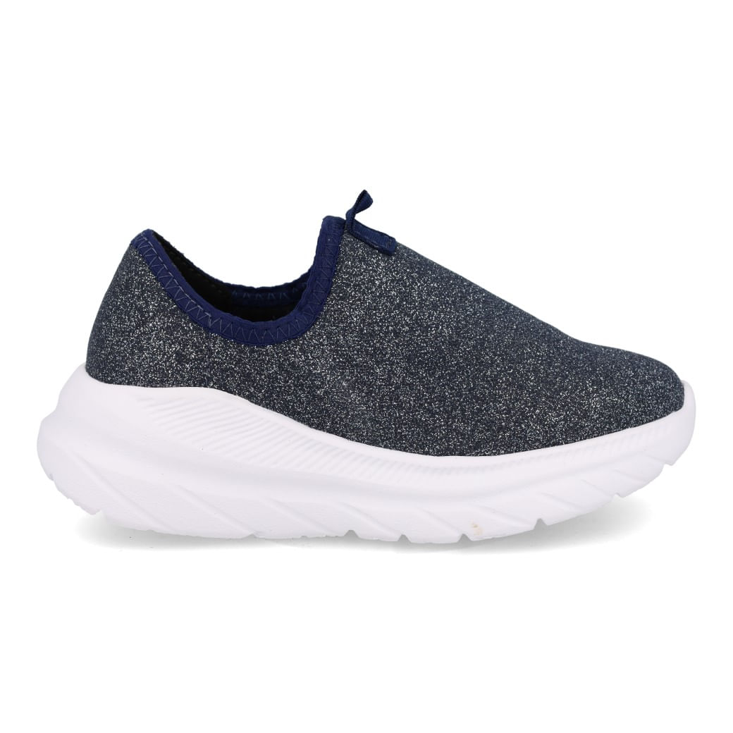 Tênis Casual Molekinha Slip-On Infantil Marinho Oscar