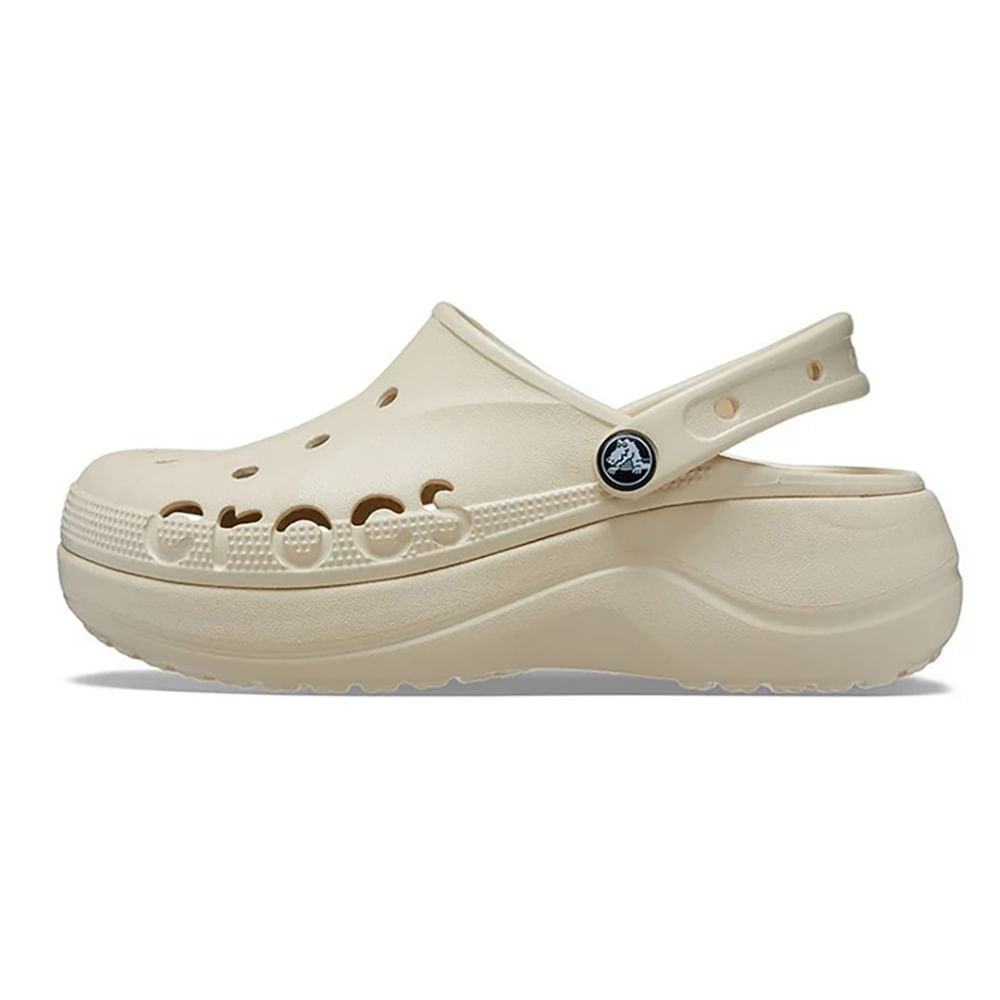 Babuche-Crocs-Baya-Plataforma-Unissex-Bege