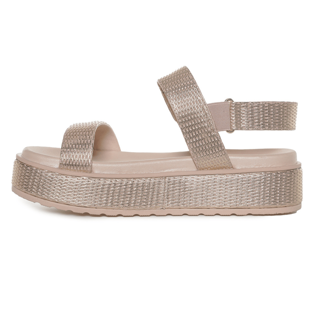 Sandalia-Feminina-Anabela-Velcro-Ramarim-Dourada