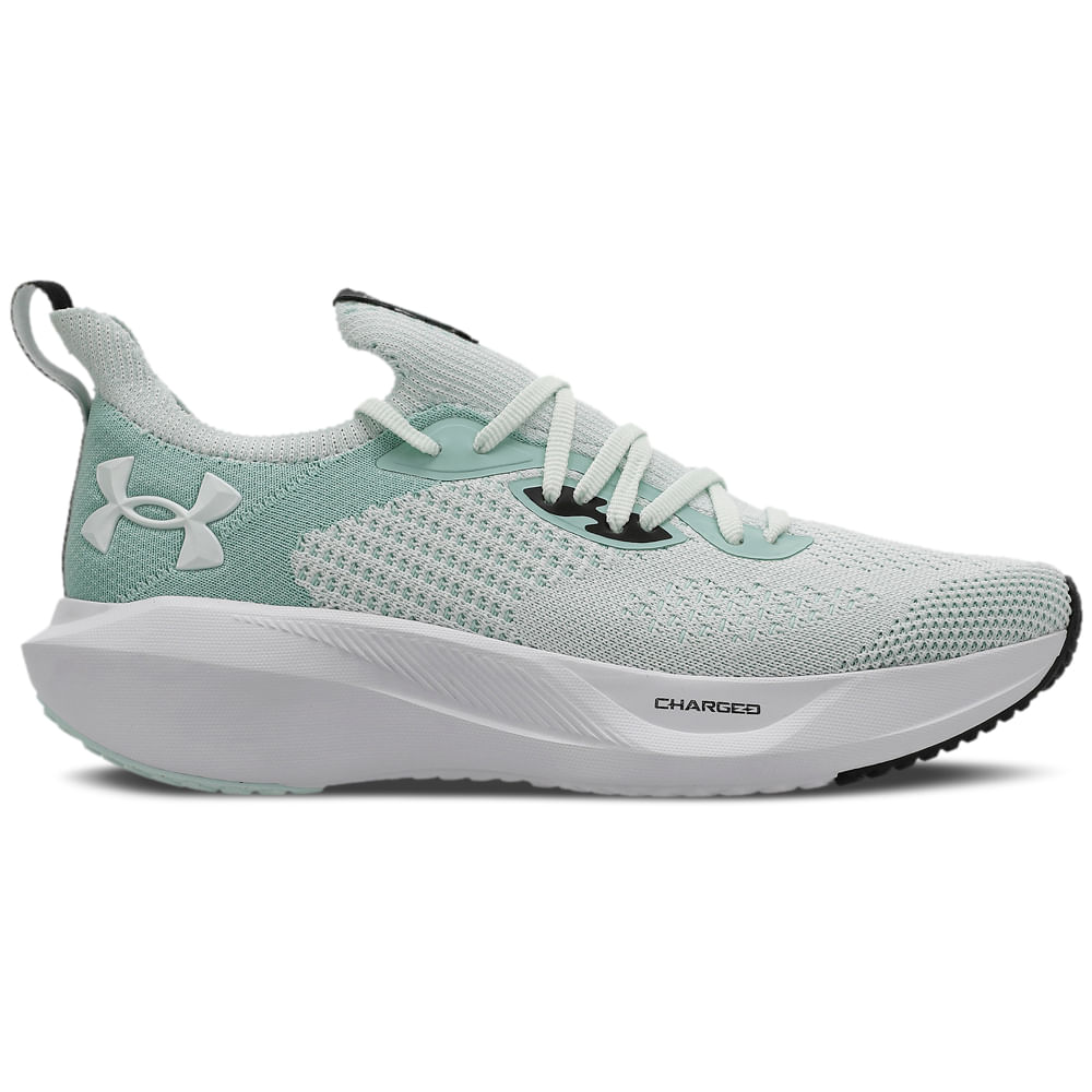 Tênis Masculino Esportivo Tecido Charged Under Armour Verde