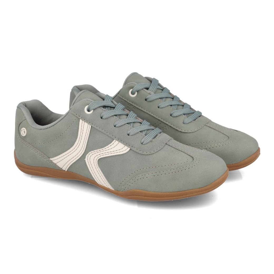 Par-de-tenis-casual-Kolosh-Manjericao-feminino-verde-com-detalhes-creme