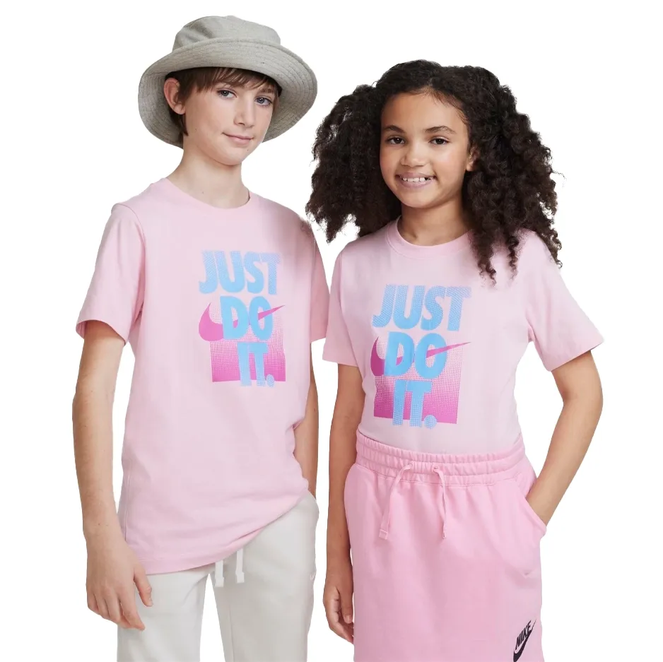 Nike-Camiseta-DX9522-690-INF-NSW-TEE-Rosa-Algodao--3-