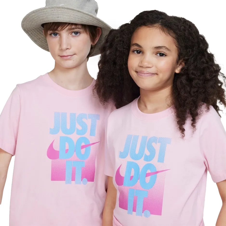 Nike-Camiseta-DX9522-690-INF-NSW-TEE-Rosa-Algodao--1-