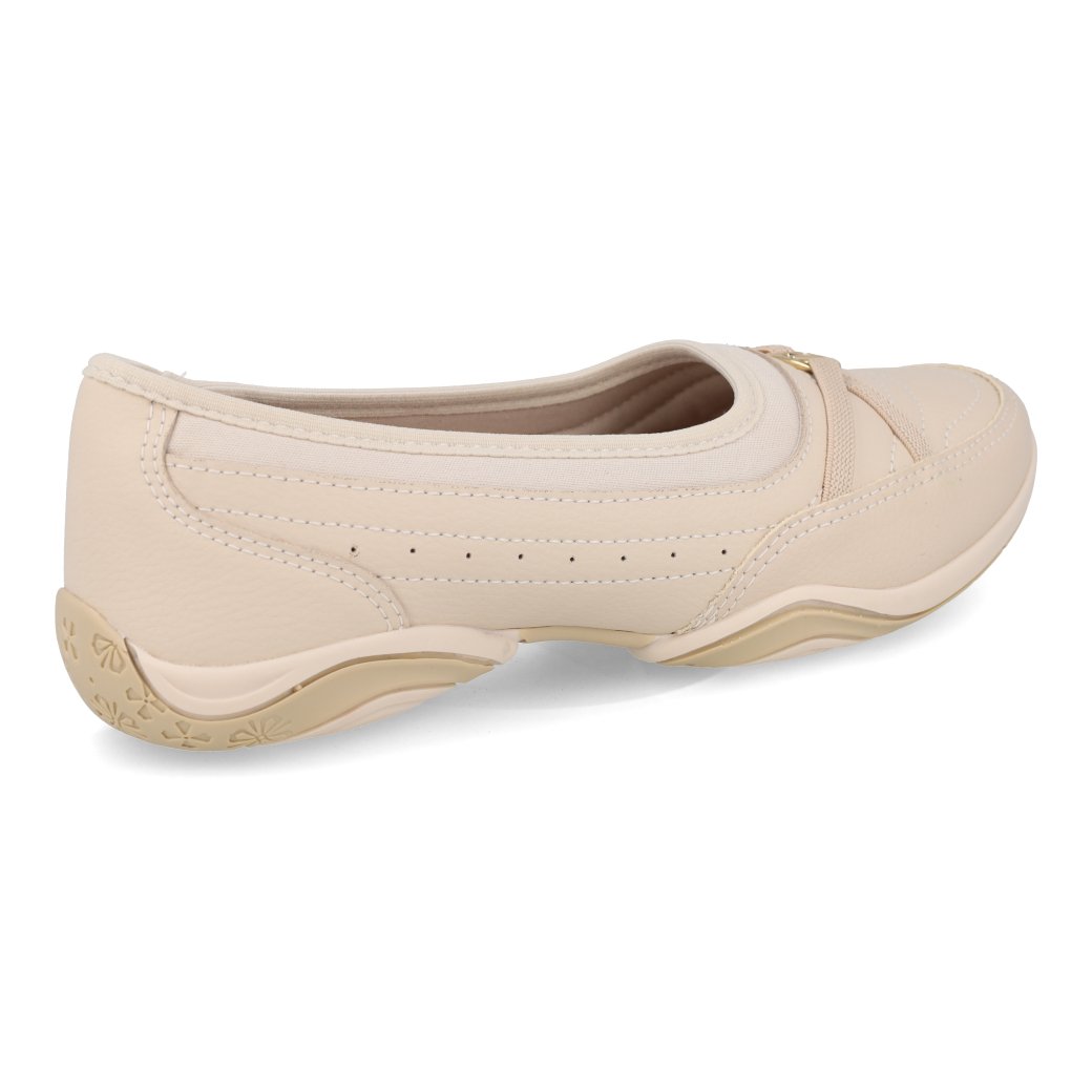 Tenis-casual-feminino-Kolosh-bege-claro-modelo-C2742A-0003-vista-lateral-esquerda-com-tule-e-perfura