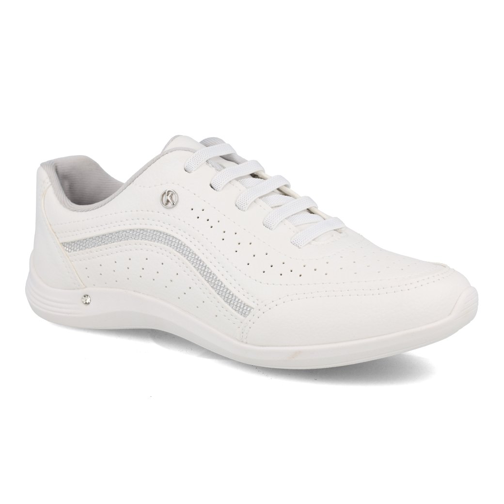 Tenis-Kolosh-feminino-branco-casual-vista-lateral-direita-com-cadarcos-brancos