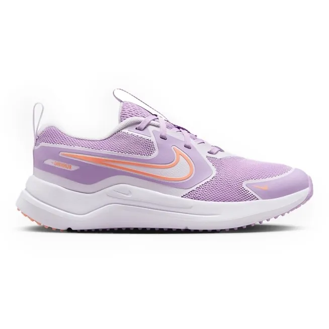 Tênis infantil Nike Cosmic Runner lilás lateral direito em fundo branco