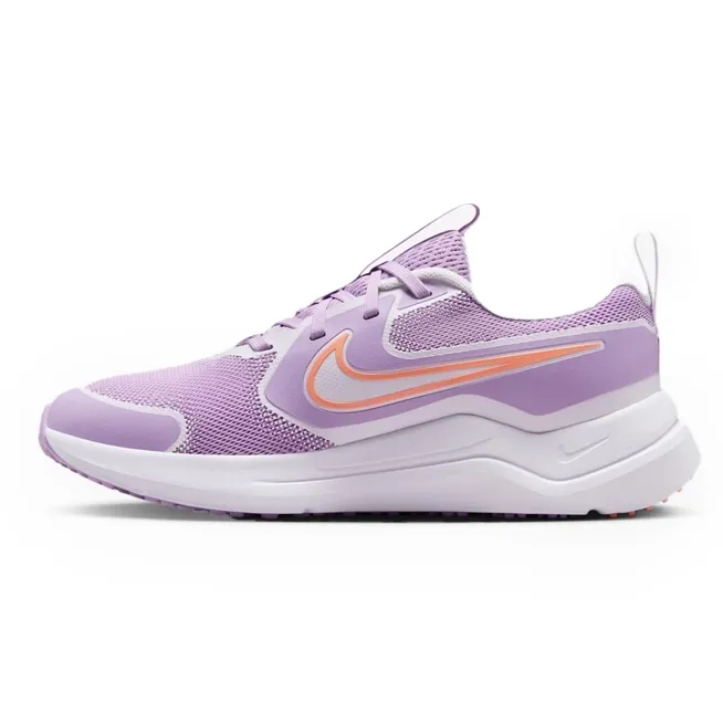 Tênis infantil Nike Cosmic Runner lilás lateral esquerdo destacado