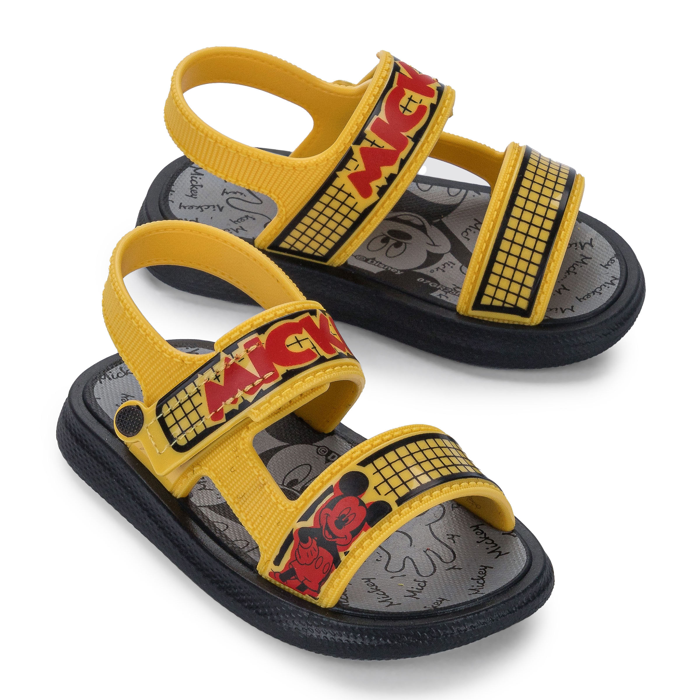 Grendene-Papete-23272-BO024-MICKEY---CARRO-PretoAmarelo-Sint--5-