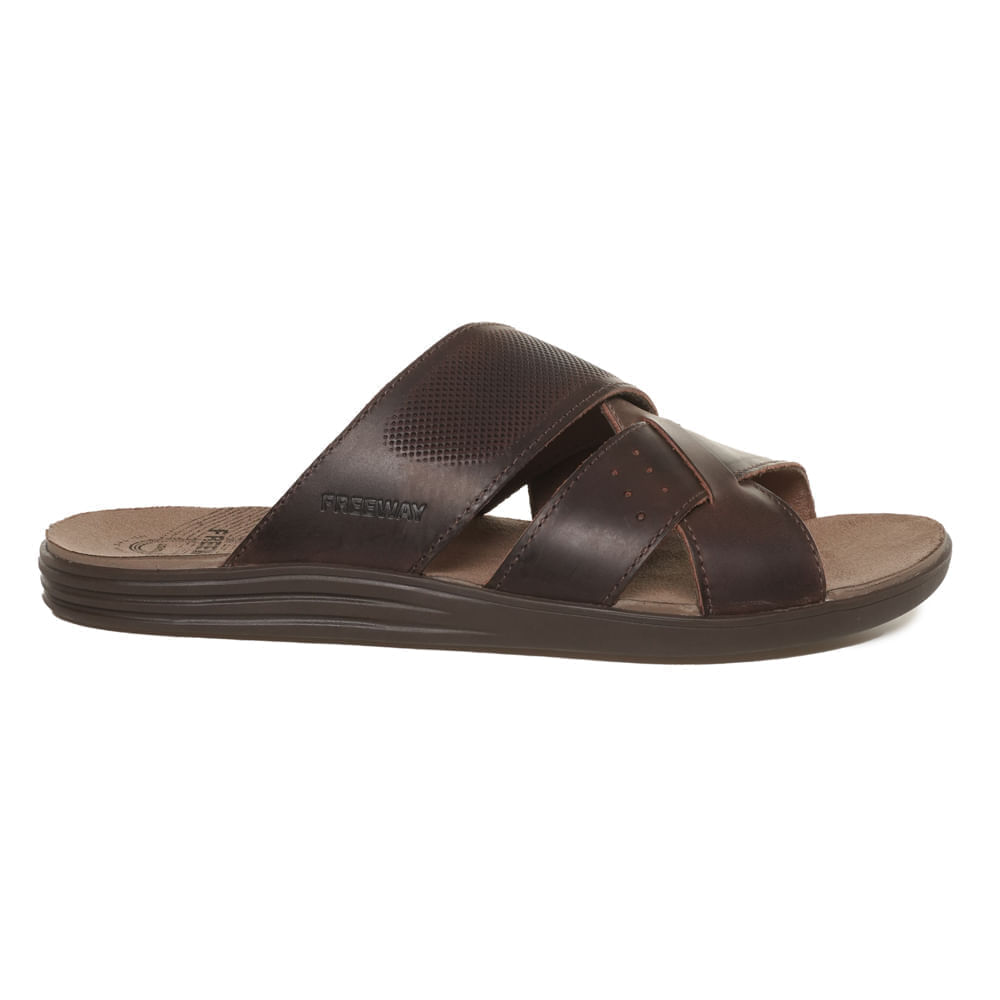 Sandalia-Masculina-Tiras-Couro-Free-Way-Marrom