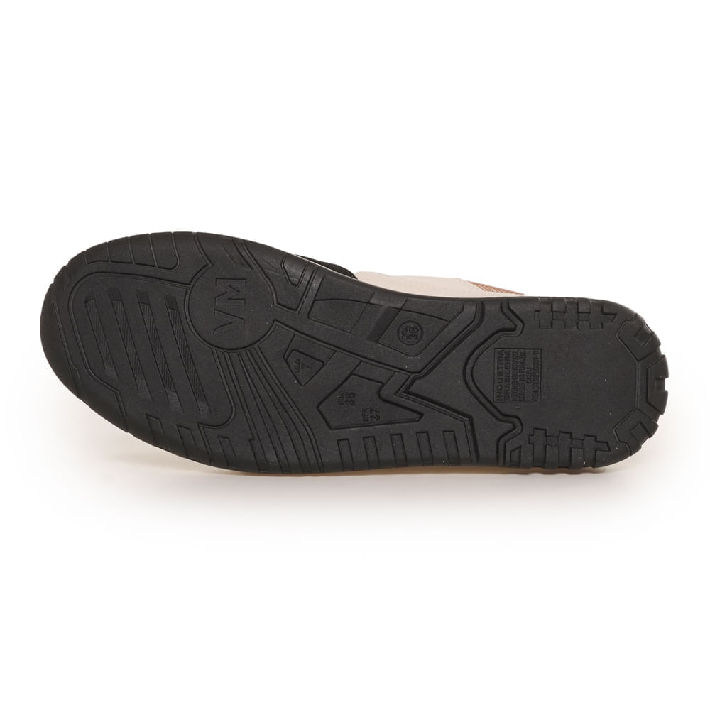 Tenis-Feminino-Casual-Recortes-Logo-Via-Marte-Bege-Preto