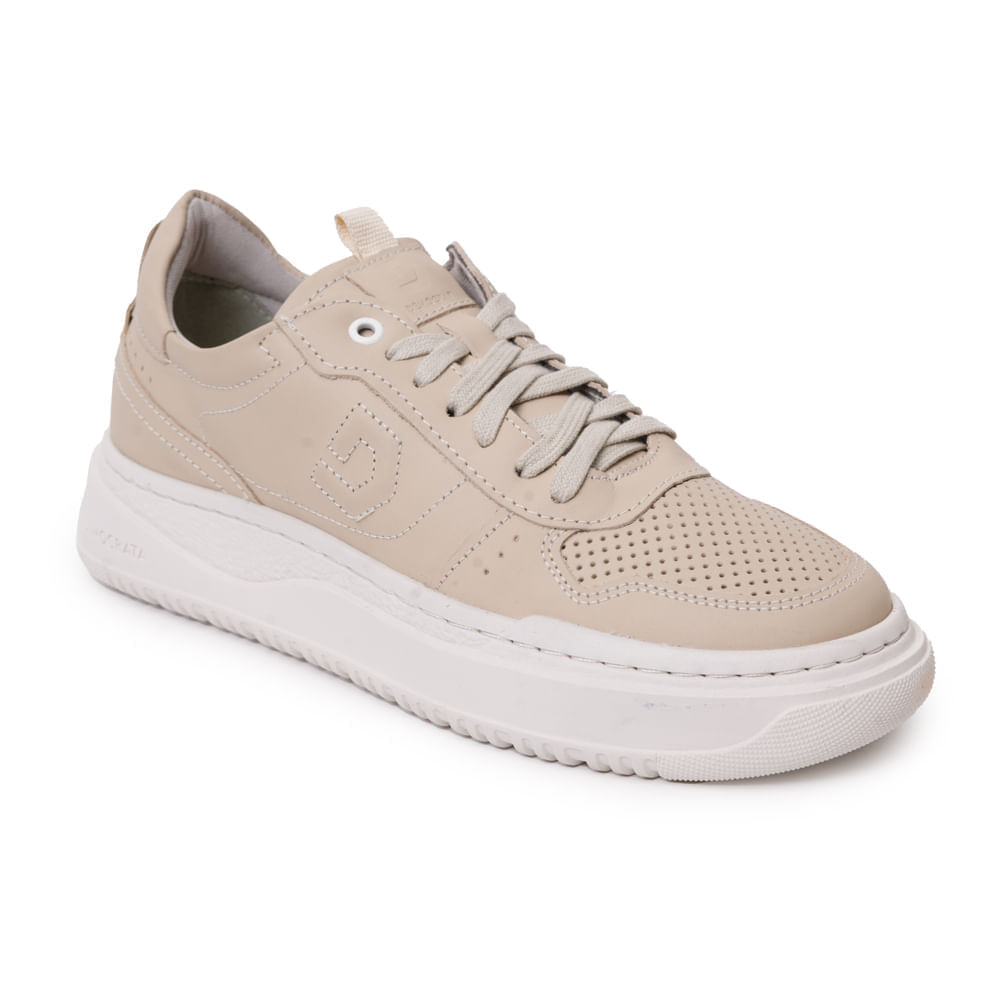 Sapatenis-Couro-Branco-Democrata-Masculino