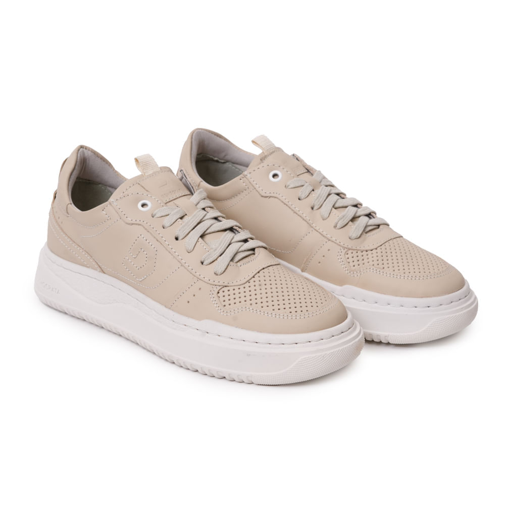 Sapatenis-Couro-Branco-Democrata-Masculino