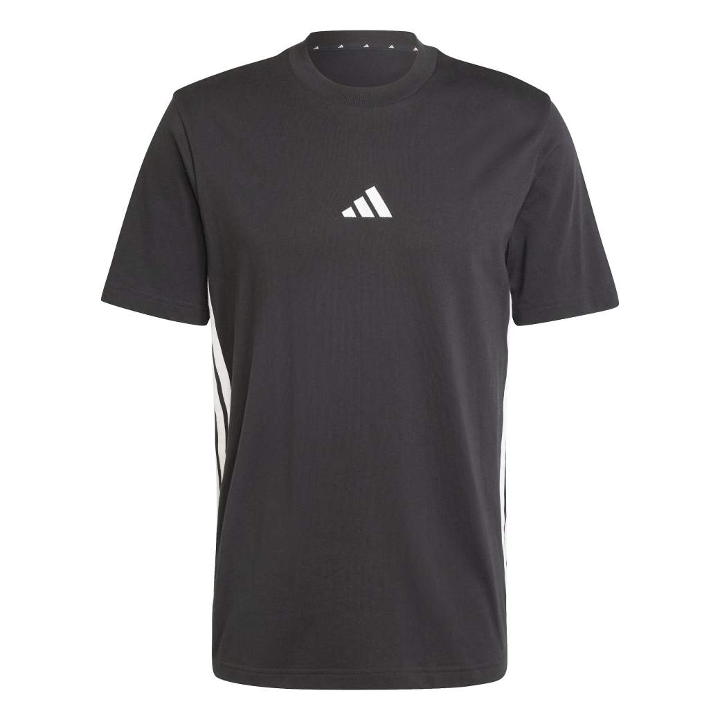 Camiseta Adidas Stripes Masculina Preta Paquetá