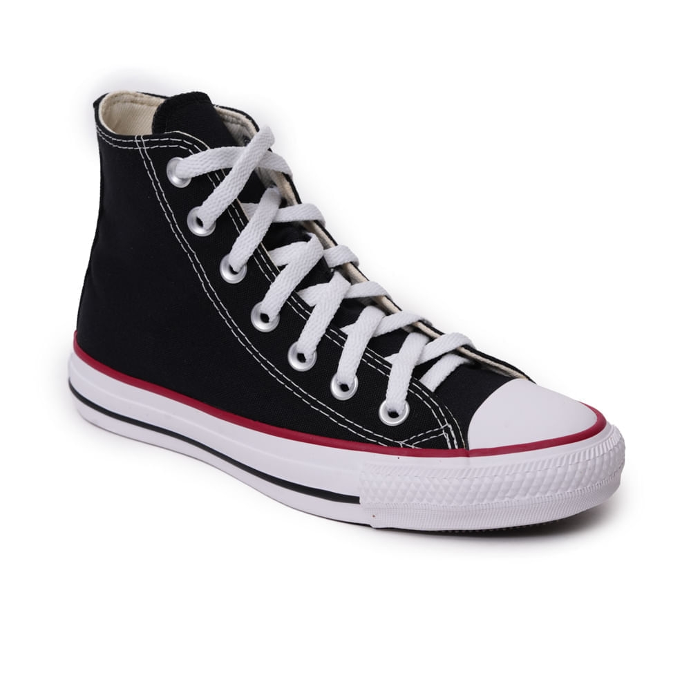 Tênis All Star Cano Alto Chuck Taylor Feminino Preto -1741201383997