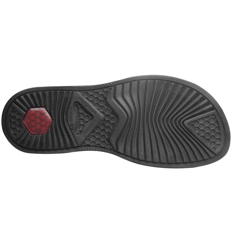 CALCADOS SANDALIA CONSIGNADO MASCULINO PRETO PGD 133303-03 COURO-1741283211061