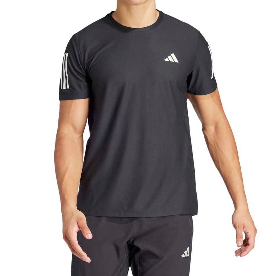 Camiseta Adidas Own The Run Base Masculina Preto Paquetá