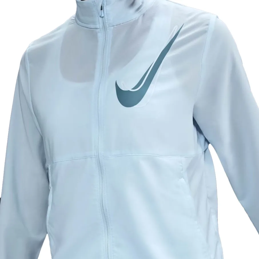Jaqueta Nike Dri-FIT Swoosh Feminina Azul Oscar