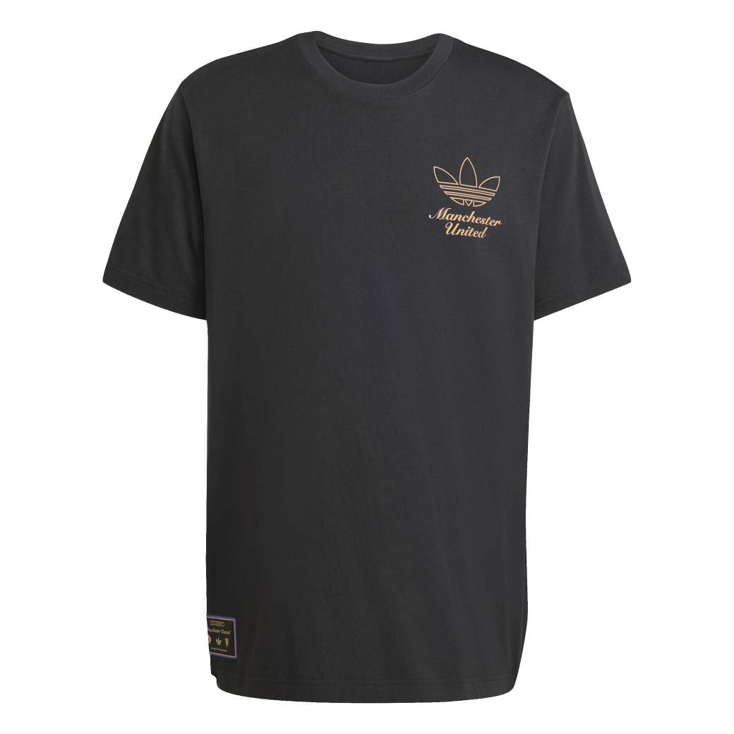 Camiseta Adidas Icon Manchester United Masculina Preta Paquetá