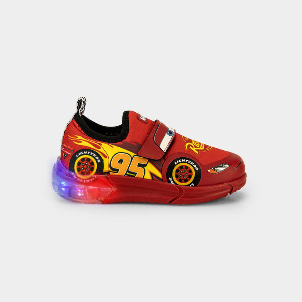 Tênis Infantil Bibi Space Relâmpago McQueen Disney Vermelho Paquetá