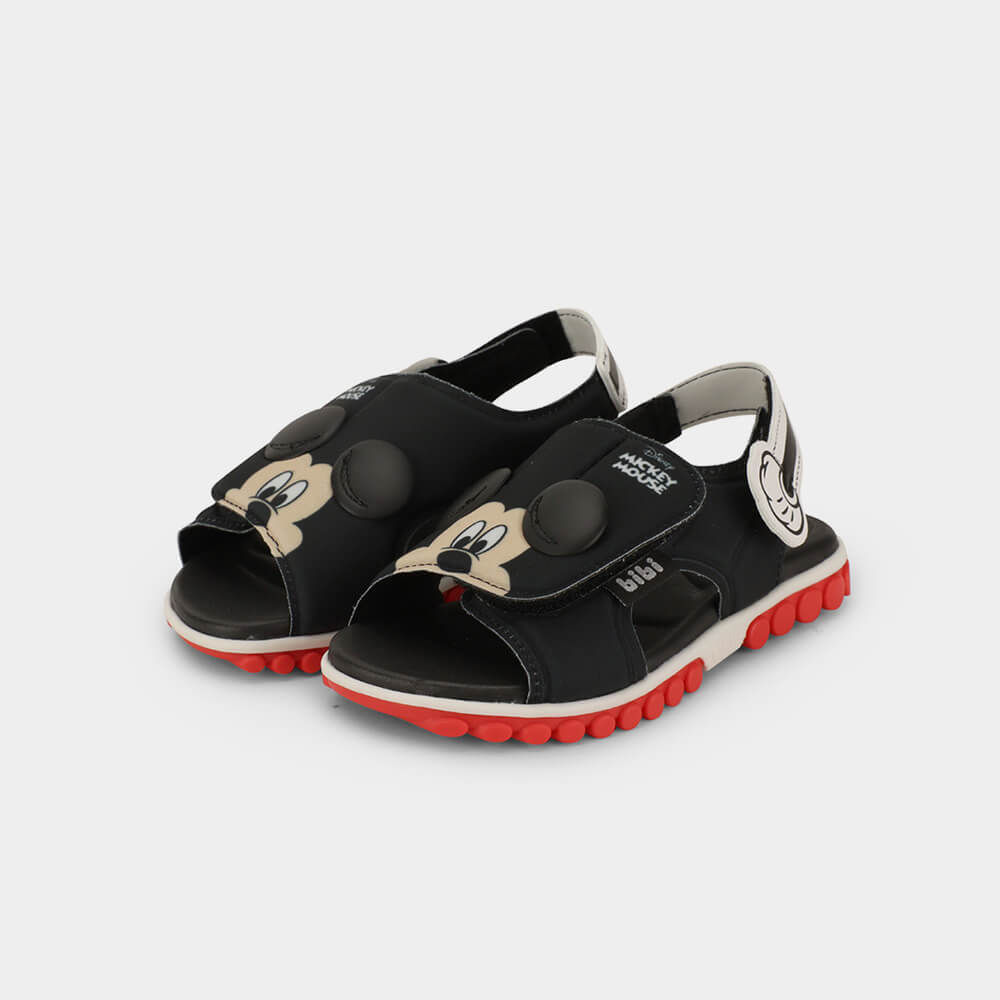 Papete infantil Bibi Summer Roller Sport vista frontal com detalhe Mickey Mouse