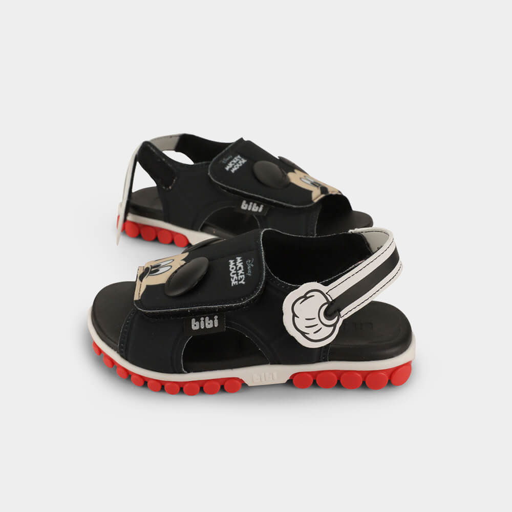 Vista lateral da papete infantil Bibi Summer Roller Sport com detalhe Mickey Mouse