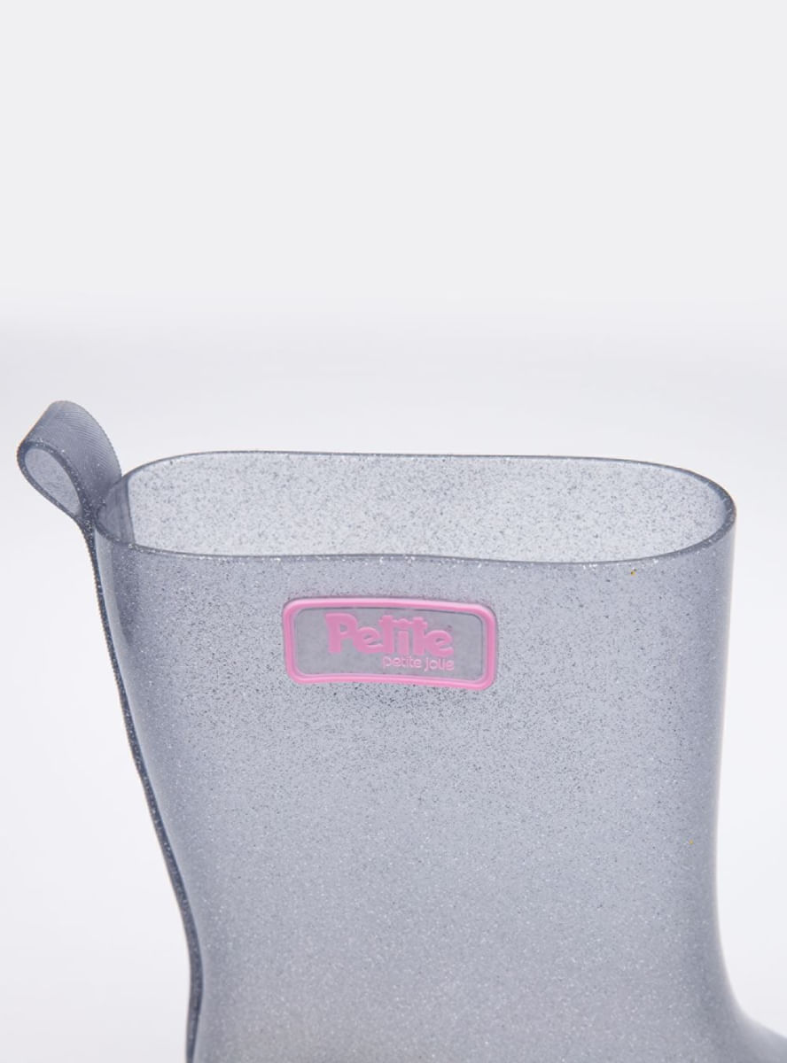Bota Petite Jolie Jump In Glitter Infantil Prata Paquetá