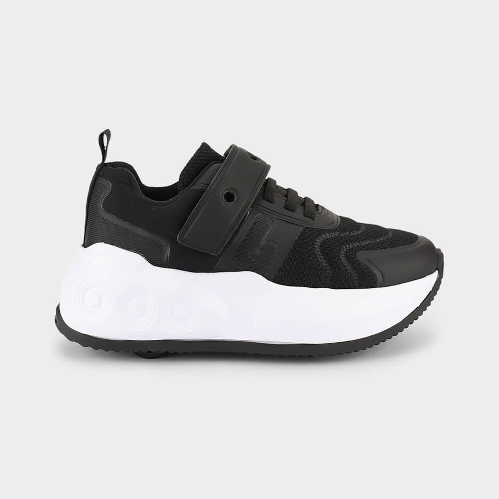 Tênis Infantil Bibi com Rodinhas Skatenis Preto Paquetá