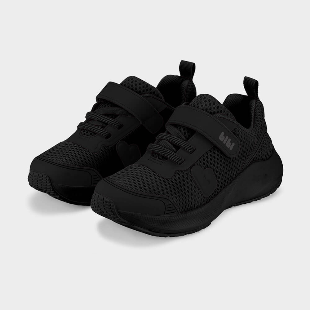 Tênis Infantil Bibi High School Preto Conforto e Estilo Paquetá