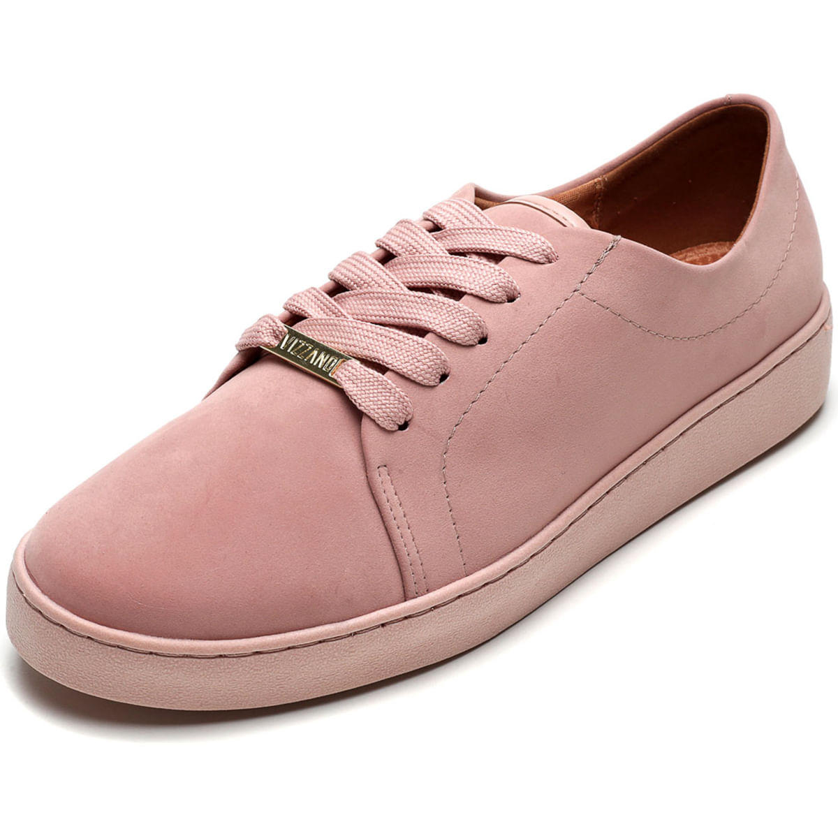 Sandalia Flatform TÃªnis Flatform Vizzano Listras Rosa Tênis
