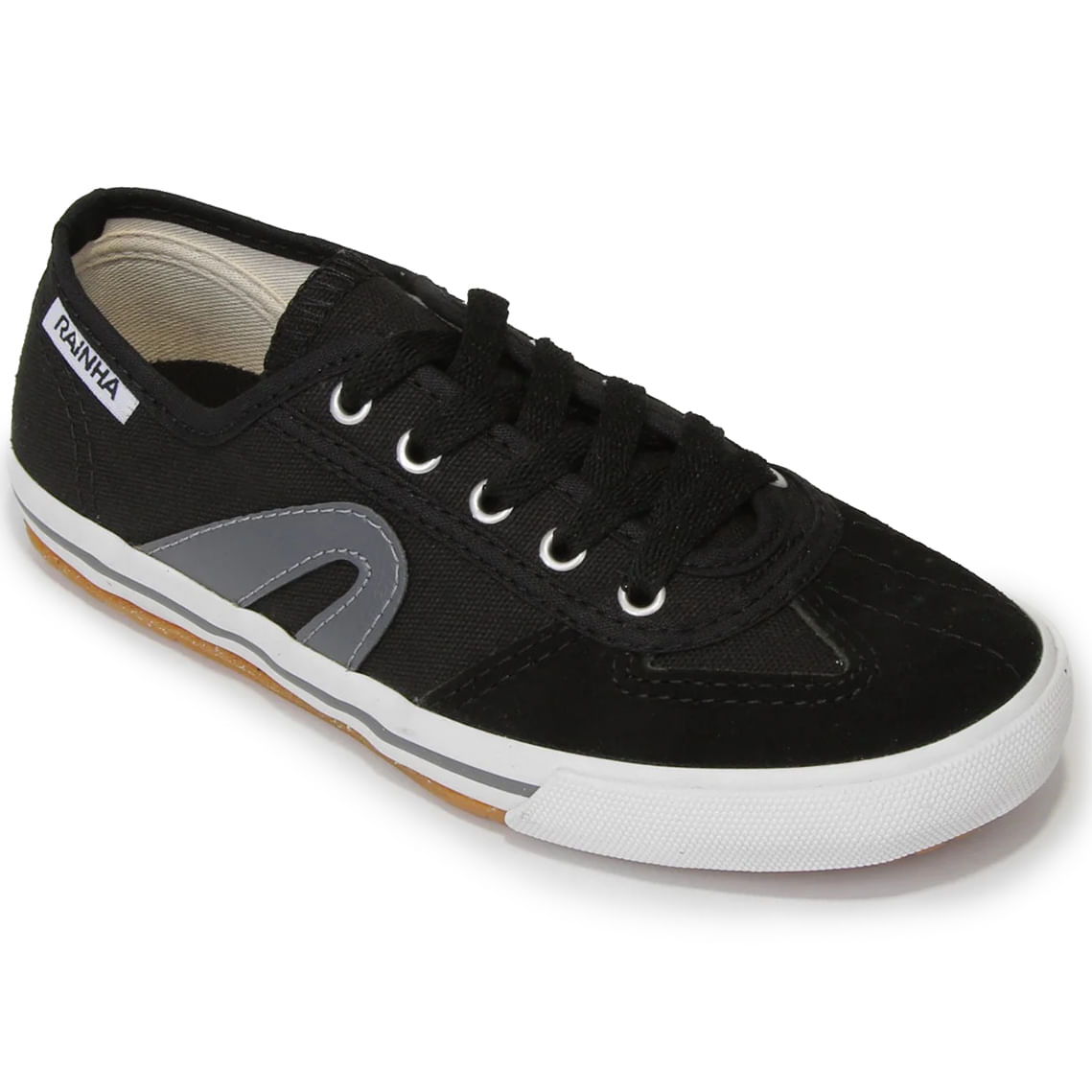 Tênis Rainha VL 2500 Infantil Preto Conforto e Durabilidade Oscar