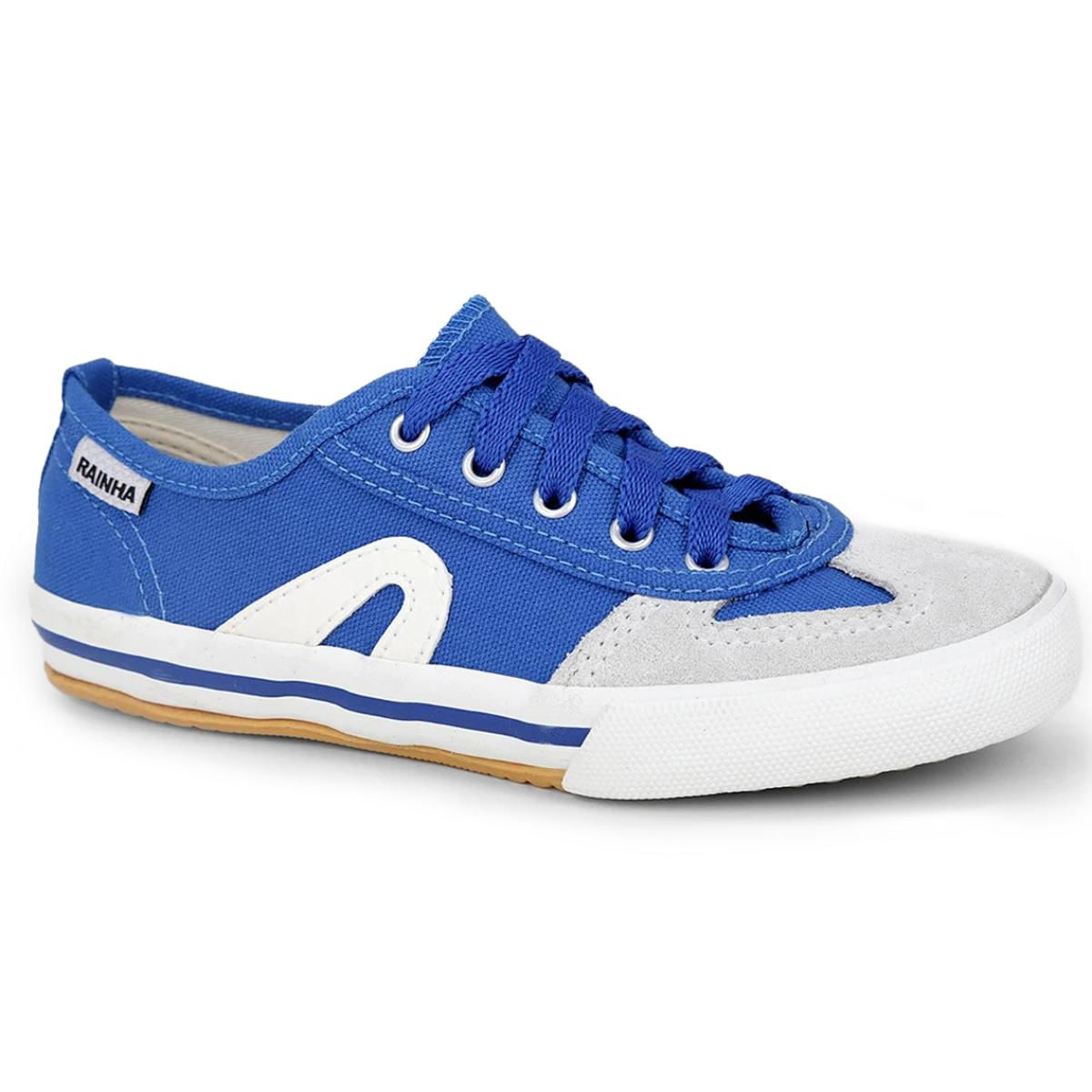 Tênis Rainha VL 2500 Infantil Azul Conforto e Resistência Paquetá