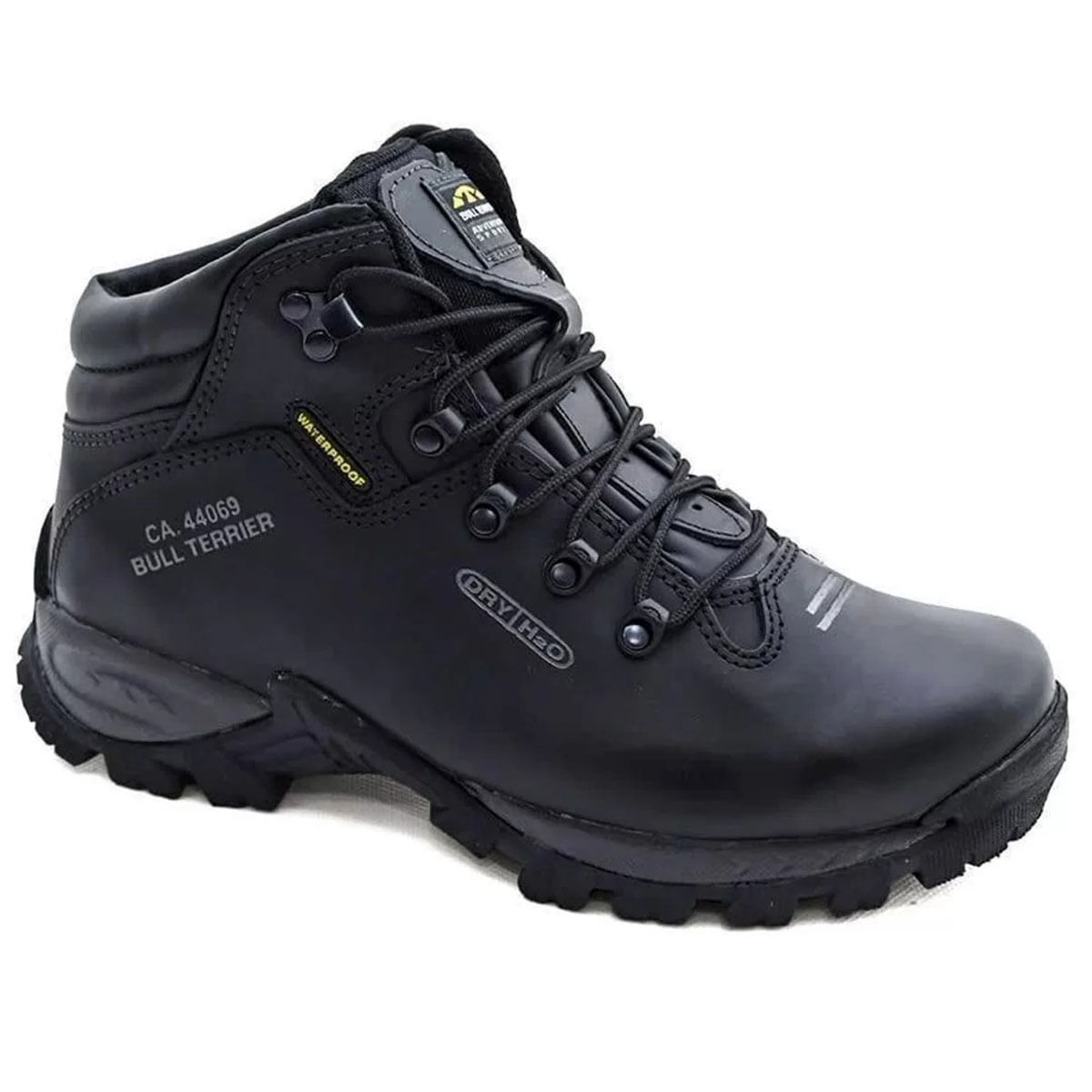 Bota Impermeável Bull Terrier Terragrip Masculina Preto Paquetá