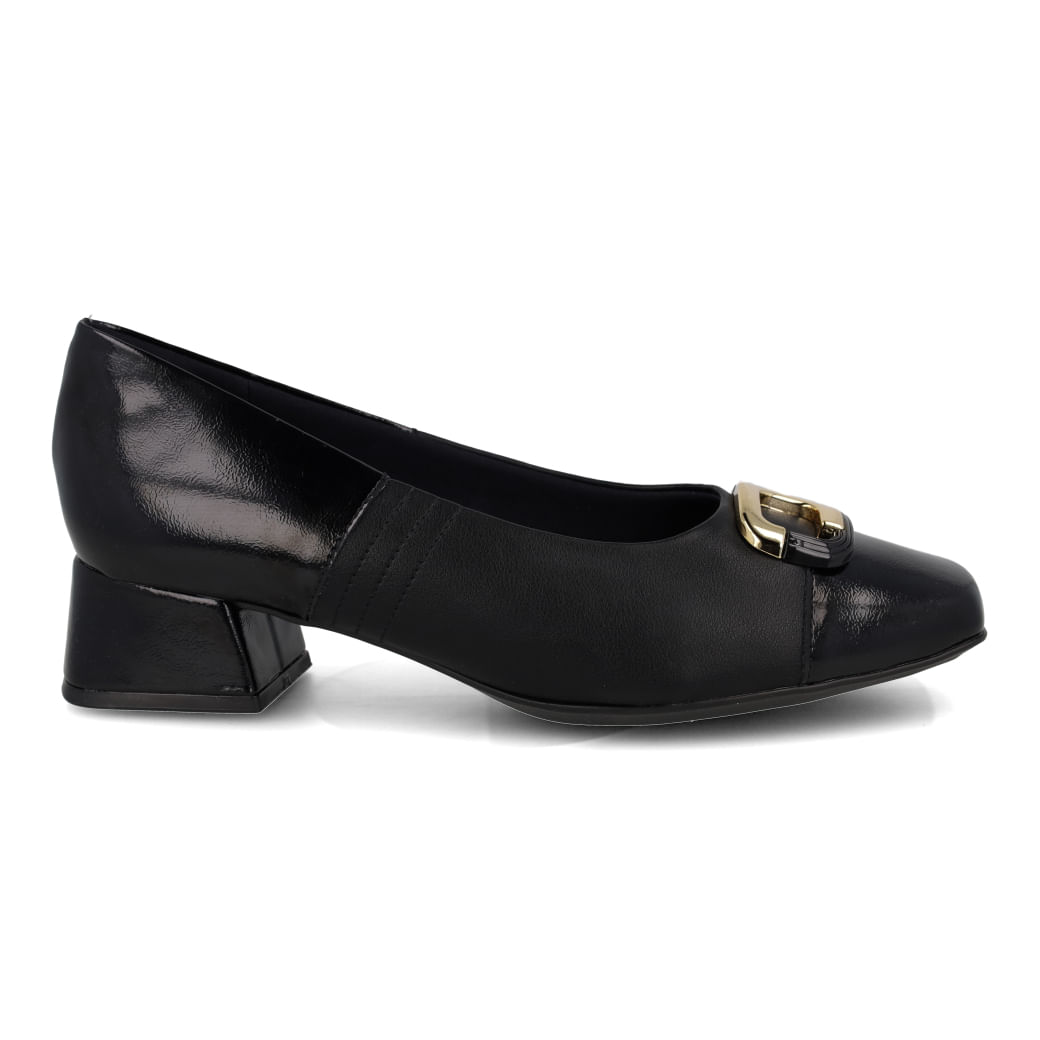Sapato Social Piccadilly Stresh Soft Preto Feminino Oscar