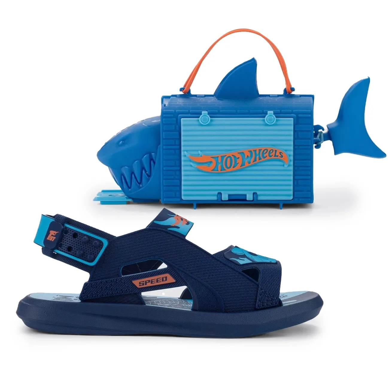 Grendene-Sandalia-23262-BR189-HOT-WHEELS-SHARK-AzulAzulLaranja-Plastico--12