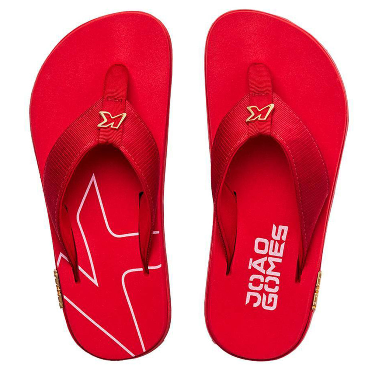Chinelo Kenner Kivah Collab João Gomes Vermelho Paquetá