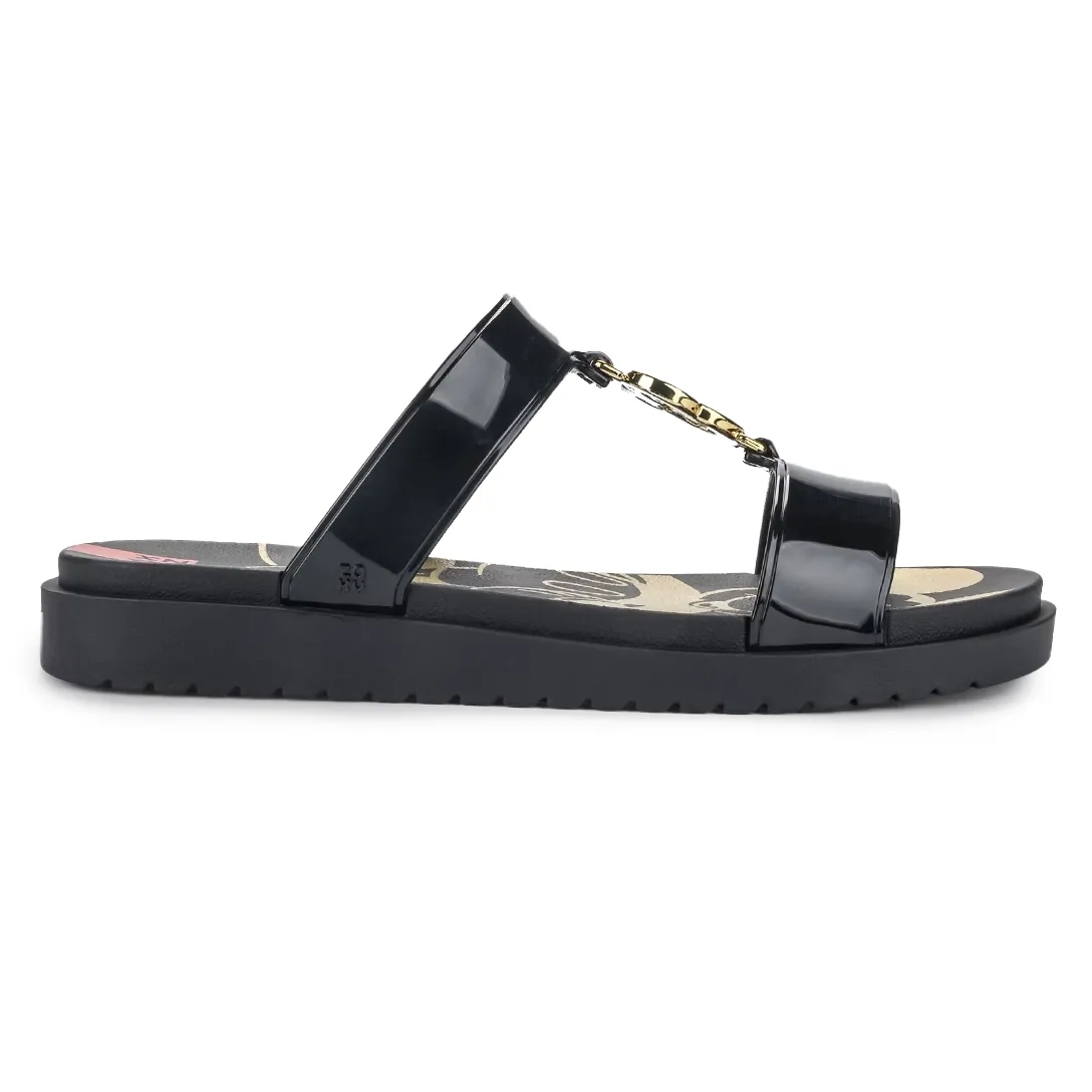 Chinelo Slide Feminino Zaxy Mickey Disney Mix Preto
