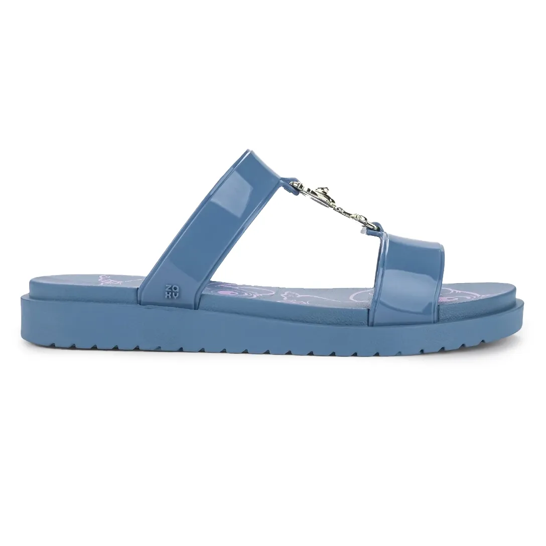 Chinelo Feminino Slide Zaxy Stitch Disney Mix Azul Feminino