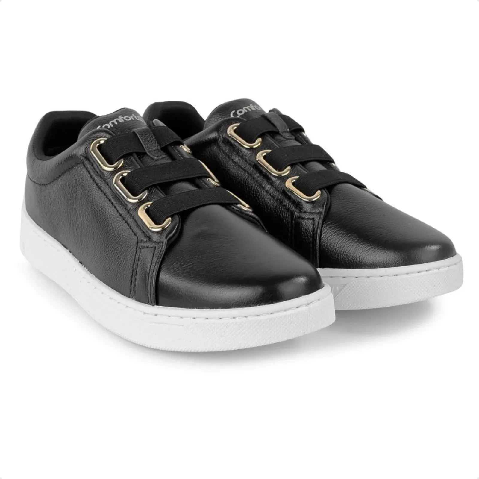 Tênis Casual Feminino Comfortflex Relax Preto Paquetá