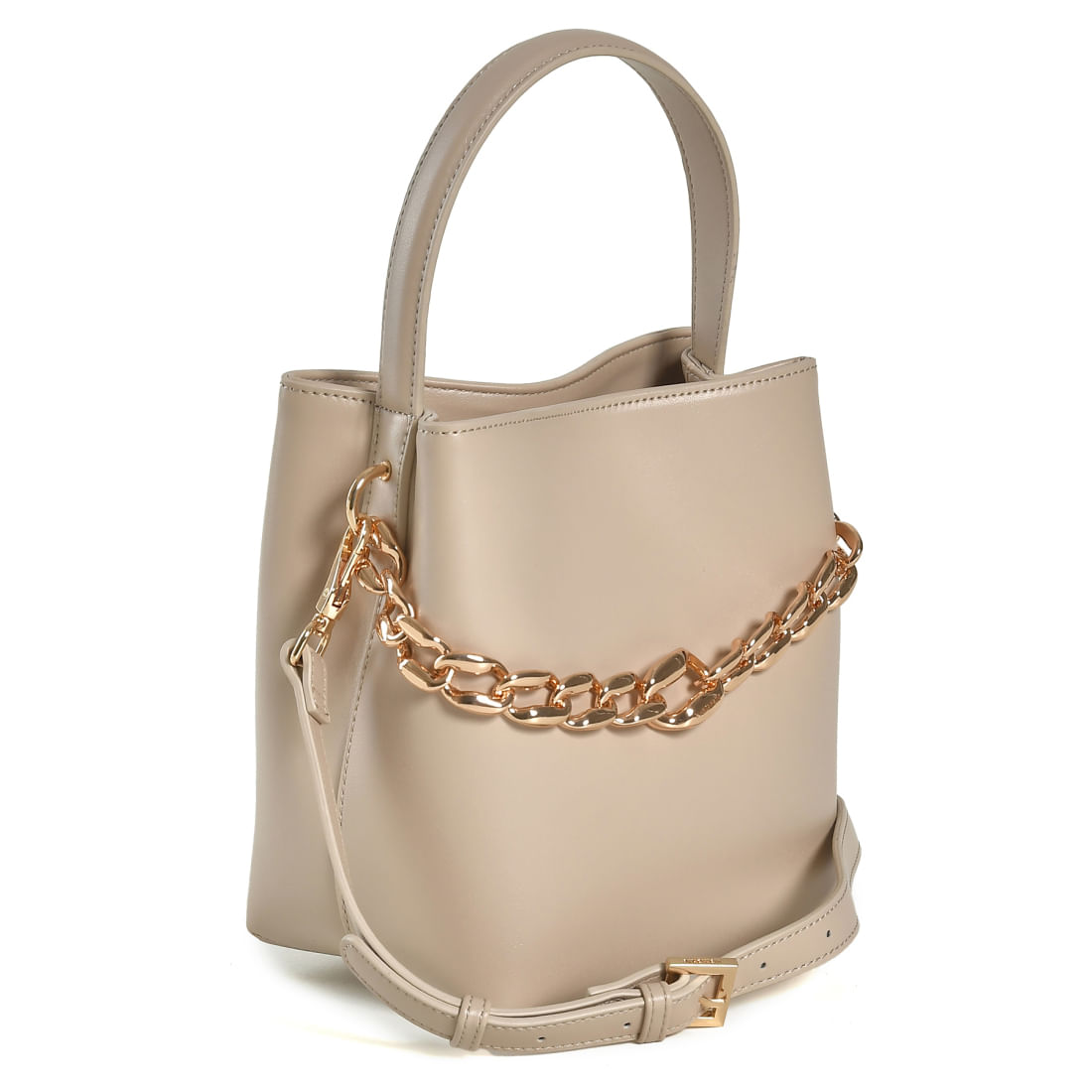 VIA MARTE BOLSA TIRACOLO FEMININO BEGE B1-311-01 MATERIAL NAPA-1759428071364
