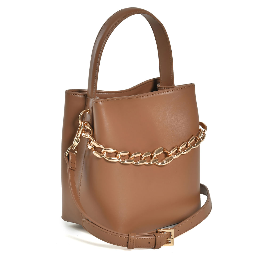 VIA MARTE BOLSA TIRACOLO FEMININO MARROM B1-311-01 MATERIAL NAPA-1759428153829