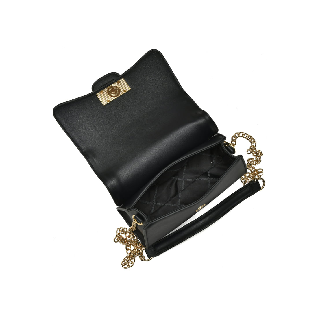 VIA MARTE ACESSORIOS BOLSA CASUAL FEMININO PRETO B2-720-01 SINT-1759429855529