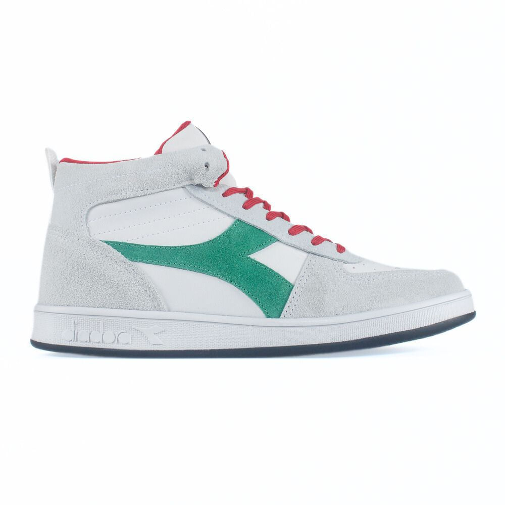 Tenis-Diadora-Hi-Playmaker-Branco-e-Verde-Unissex