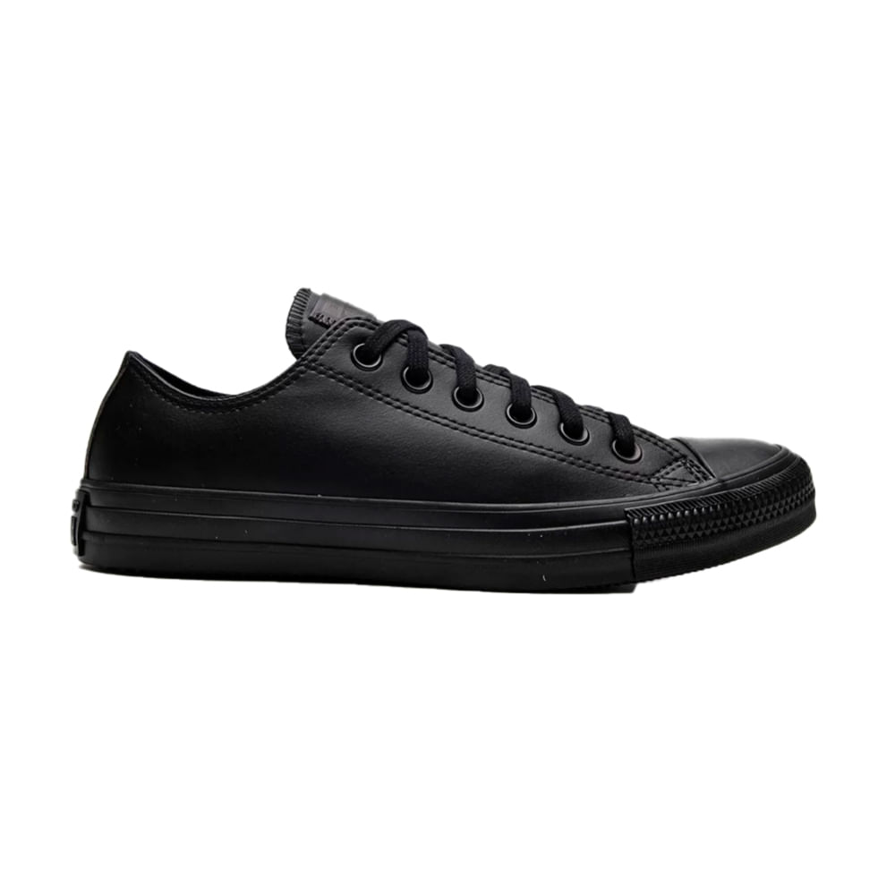Tênis Casual Converse All Star Chuck Taylor Monochrome Leather Ox