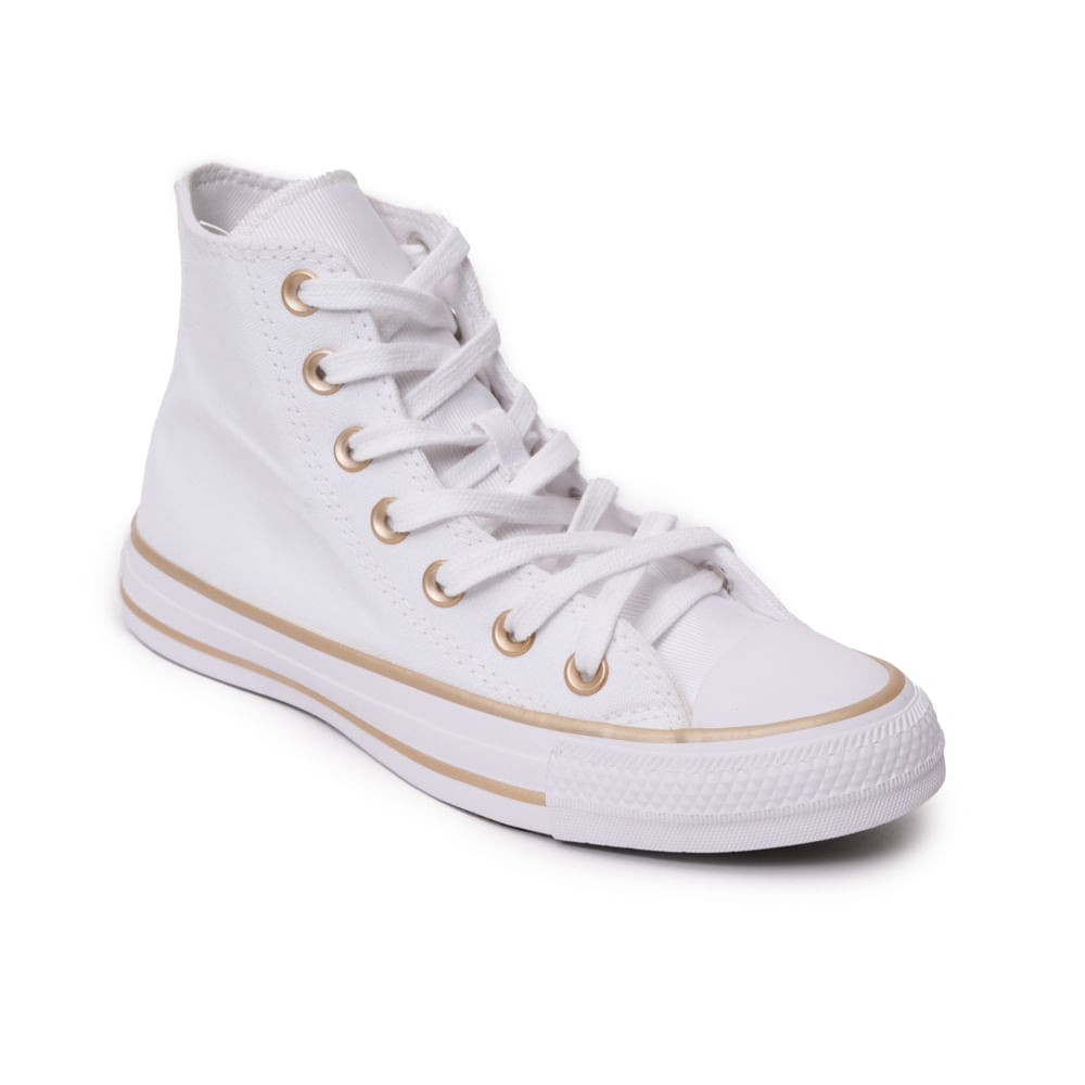 Tênis All Star Chuck Taylor Modern Tailored Feminino Branco vista de cima