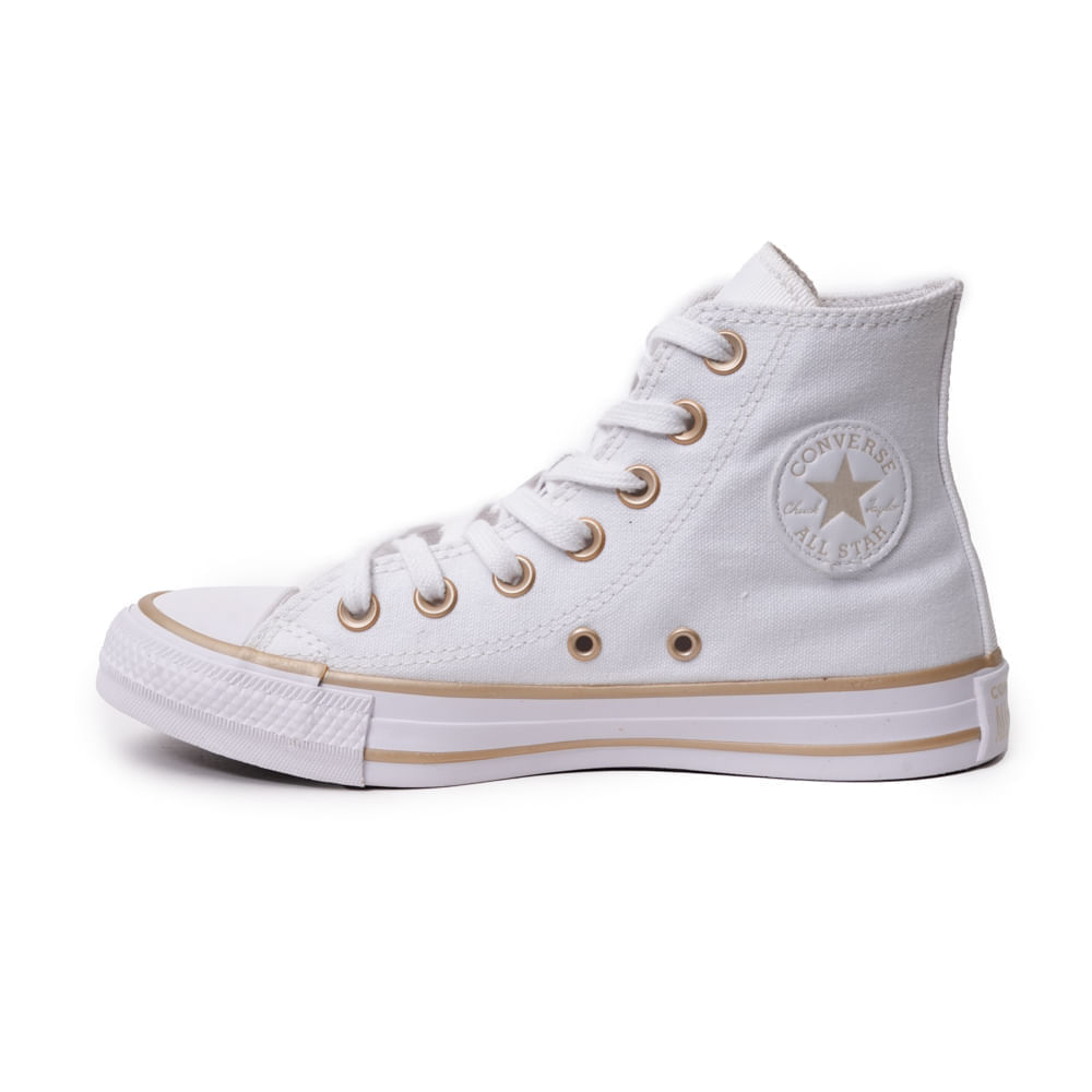 Tenis-Feminino-Cano-Medio-Chuck-Taylor-All-Star-Branco-Dourado